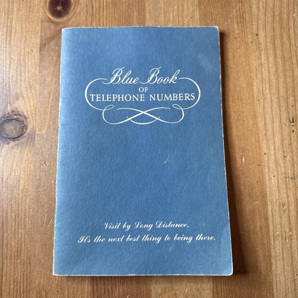 Other - Blue Book of Telephone Numbers Northwestern Bell Telephone Company Ephemera
